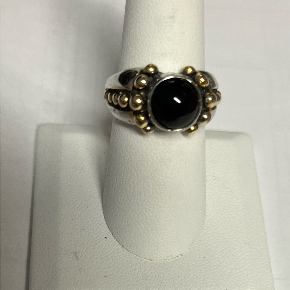 925 Silver Yellow Rose Ring